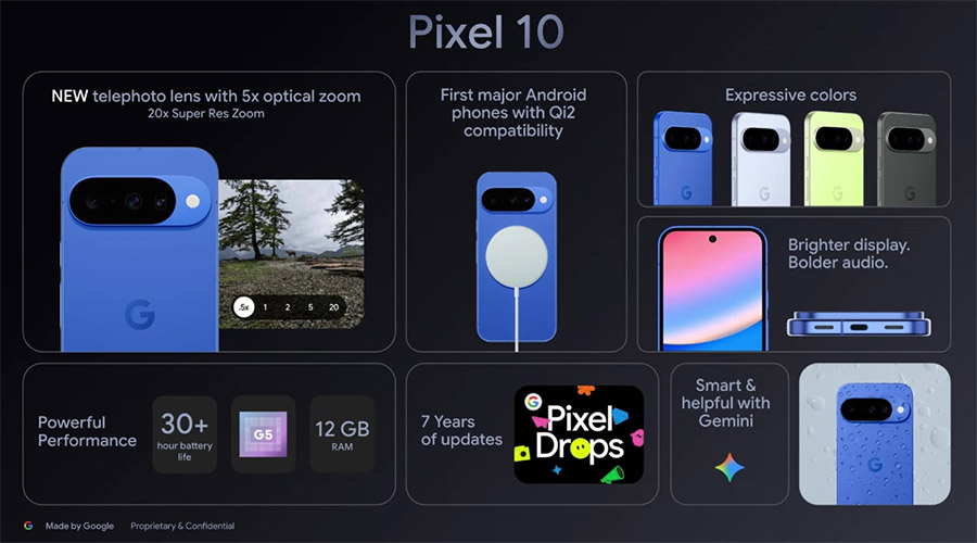 Google Pixel 10系列发布：大马售价RM3999起！ 10