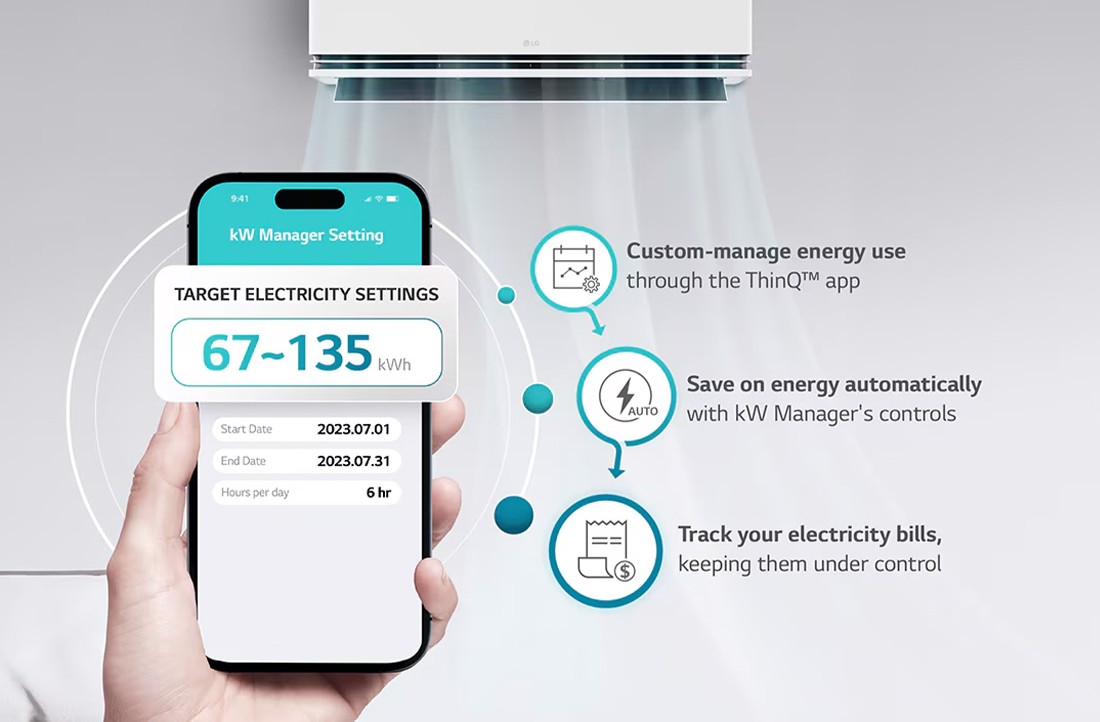 LG DUALCOOL™ AI Air 智慧控温、省电、省心，用 AI 打造真正懂你的空调QD 3