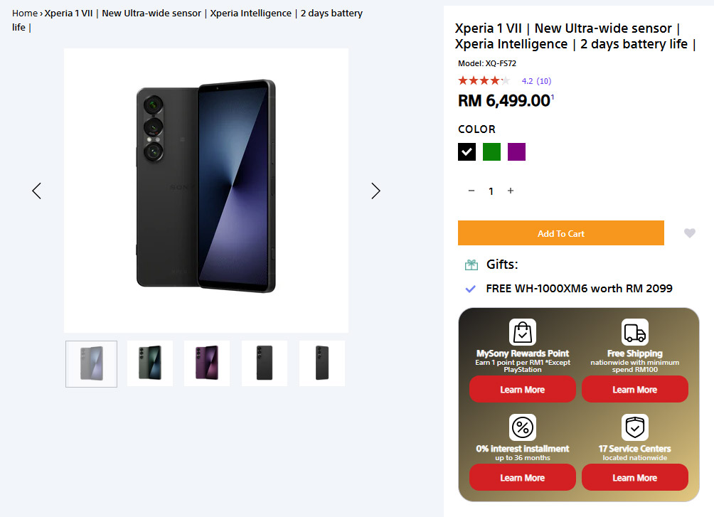 大马索尼Xperia 1 VII开卖：售价RM6499！ 6