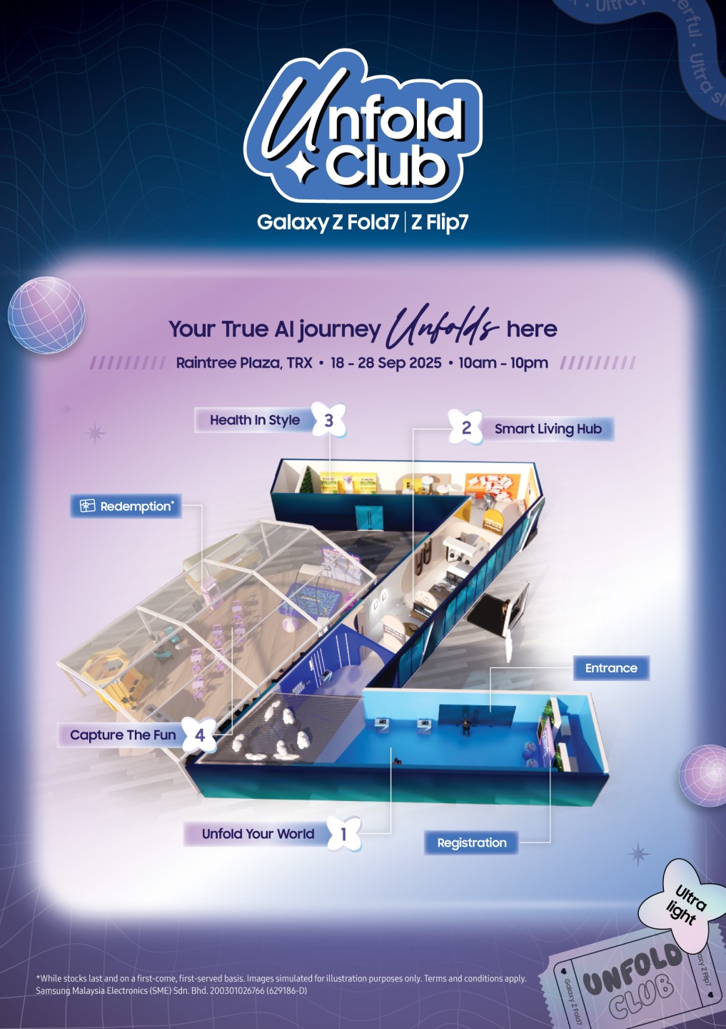Samsung Unfold Club 登陆 The Exchange TRX 1
