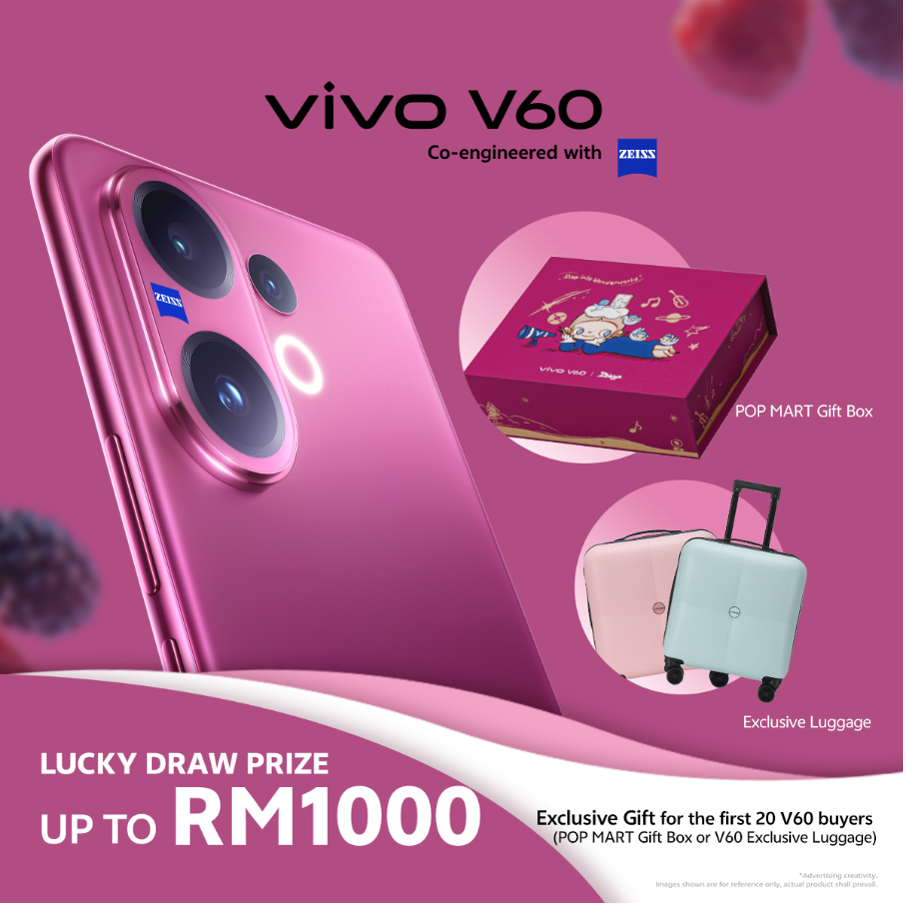 vivo V60 马来西亚上市：槟城 Superday 活动首发登场 1