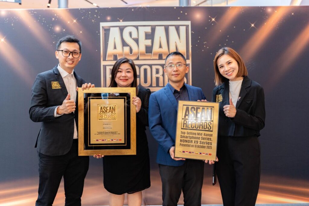HONOR X9 系列荣获东盟纪录认证，蝉联马来西亚最畅销中端智能手机系列
