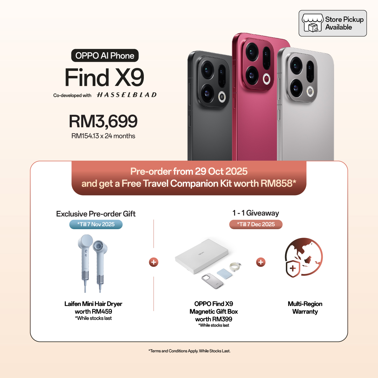 大马OPPO Find X9系列发布：售价RM3699起！ 14