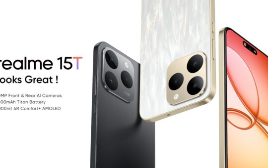 realme 15T 5G 在马来西亚正式发布：搭载 7000mAh 电池与 120Hz AMOLED 屏幕，售价 RM1,199 起