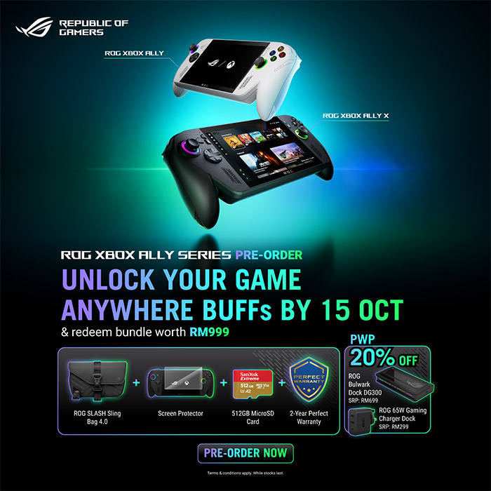 大马ASUS ROG Xbox Ally掌机发布：售RM2699起！ 3