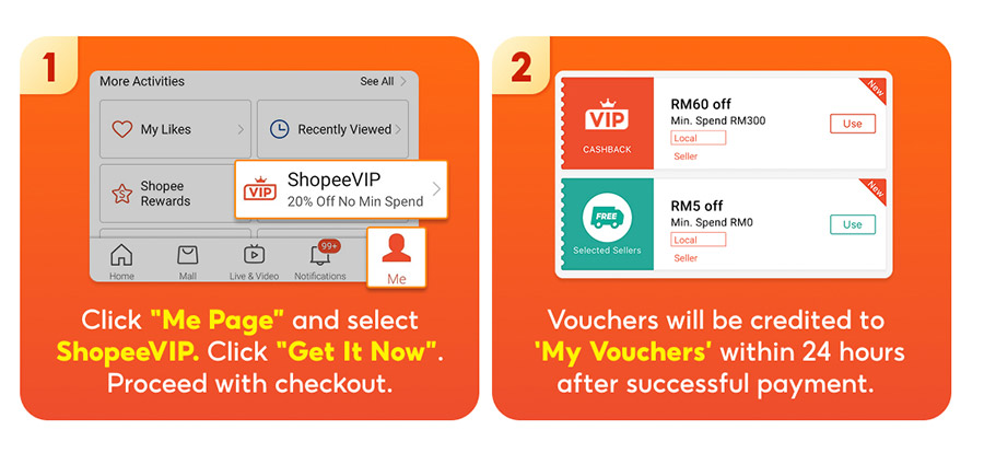 ShopeeVIP高级会员订阅发布:每月RM6.99享更多优惠! ShopeeVIP高级会员订阅发布:每月RM6.99享更多优惠! 1