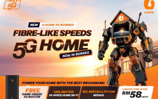 U Mobile U Home 5G Borneo家用配套发布