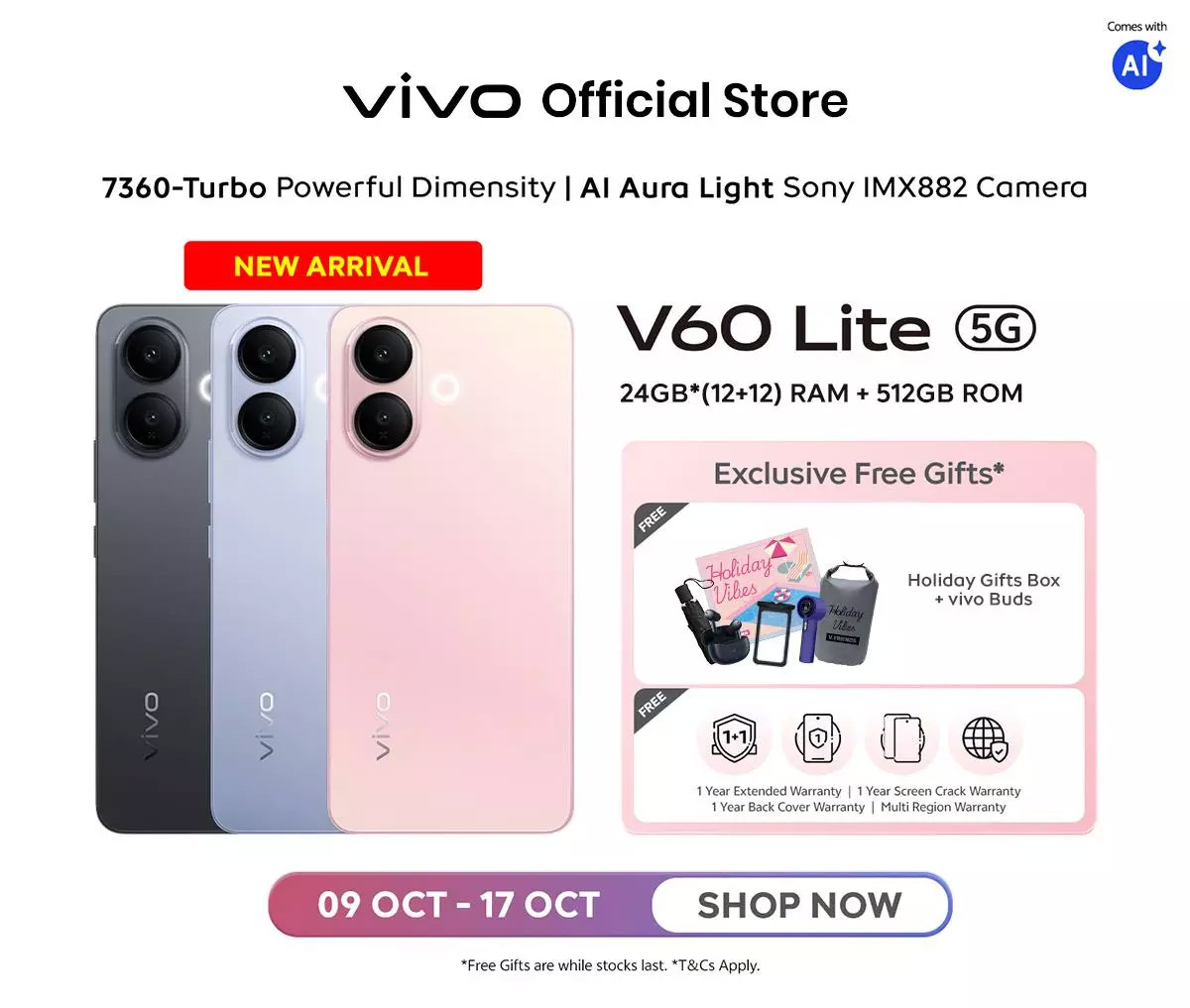 大马vivo V60 Lite 5G发布：售价RM1199起！ 9