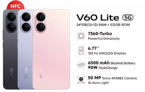 大马vivo V60 Lite 5G将于10月9日发布！ 1