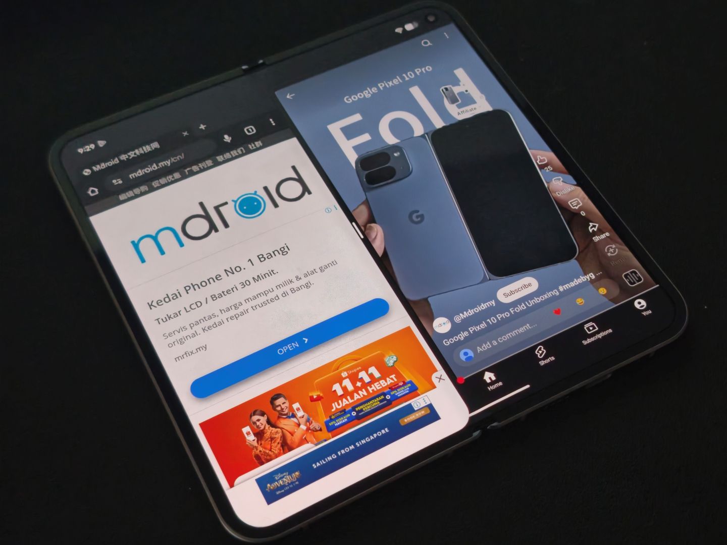 Google Pixel 10 Pro Fold 体验评测:RM7,999 的 AI 折叠旗舰值得买吗? Google Pixel 10 Pro Fold 体验评测:RM7,999 的 AI 折叠旗舰值得买吗? 7