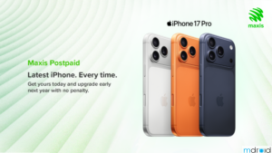Maxis Yearly Upgrade 年度升级计划：一年一次免费换新 iPhone，无需等合约结束