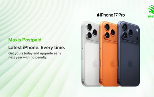 Maxis Yearly Upgrade 年度升级计划：一年一次免费换新 iPhone，无需等合约结束