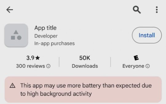 Android App 后台运行过度耗电将被谷歌处罚