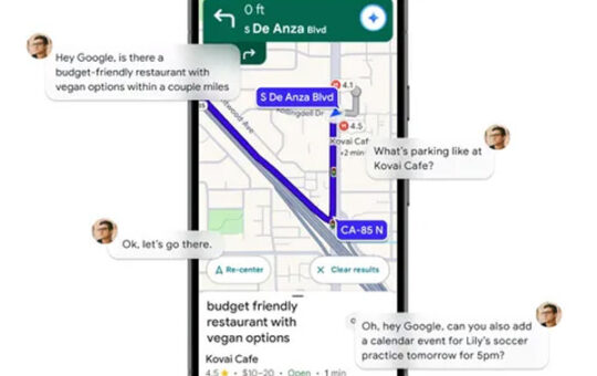 Google Maps将嵌入Gemini AI语音助手 问路更加方便 2