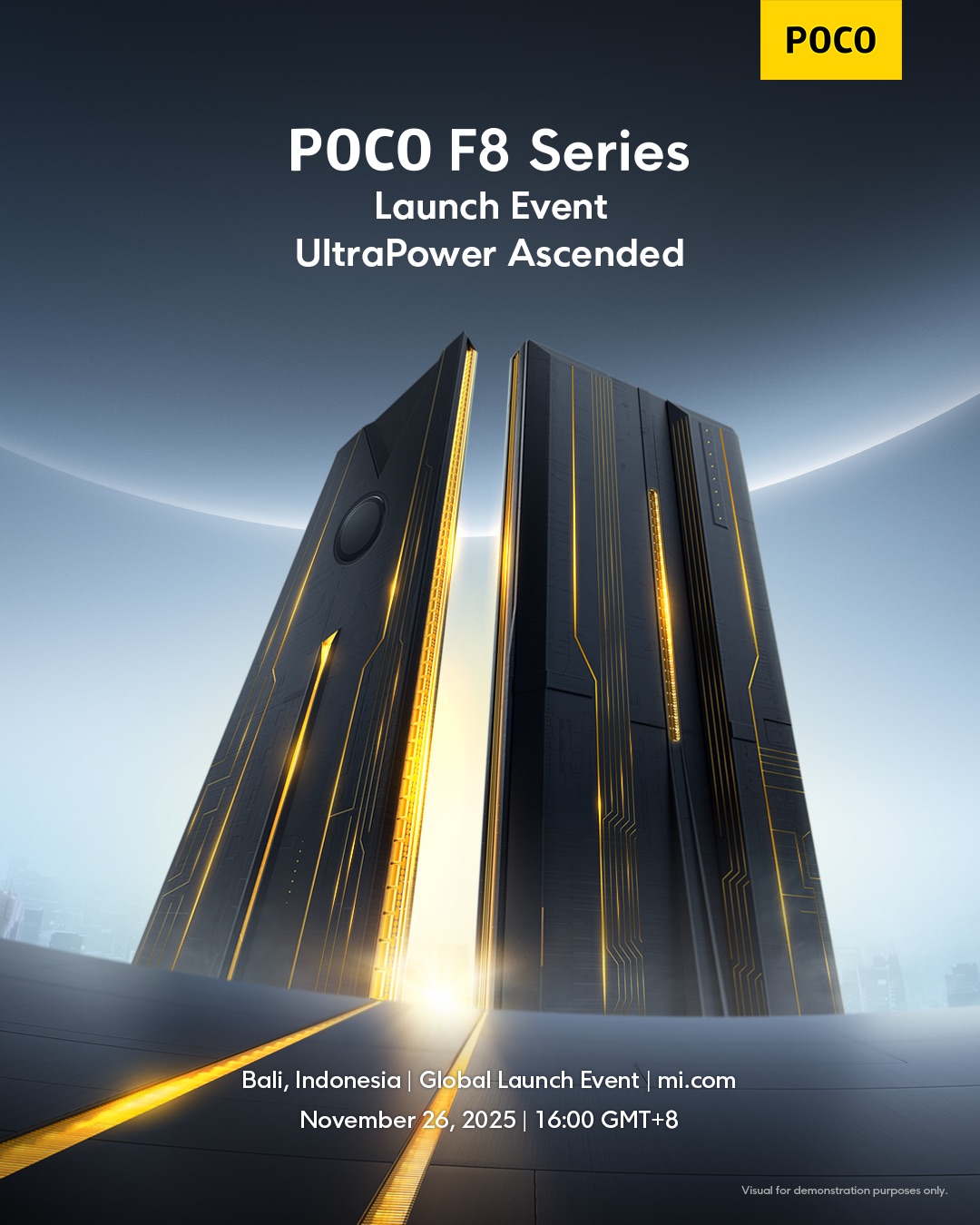 POCO F8 系列全球发布会定档 11 月 26 日:F8 Pro 与 F8 Ultra 规格曝光 POCO F8 系列全球发布会定档 11 月 26 日:F8 Pro 与 F8 Ultra 规格曝光 1