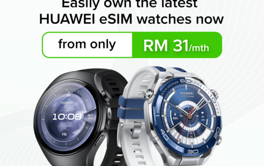 华为 WATCH 5 / Ultimate 2 获 eSIM 更新｜支援 Maxis eSIM Connect Plan