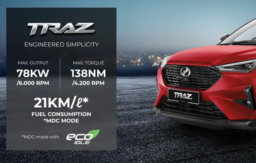 Perodua Traz发布:售价RM76,100起! Perodua Traz发布