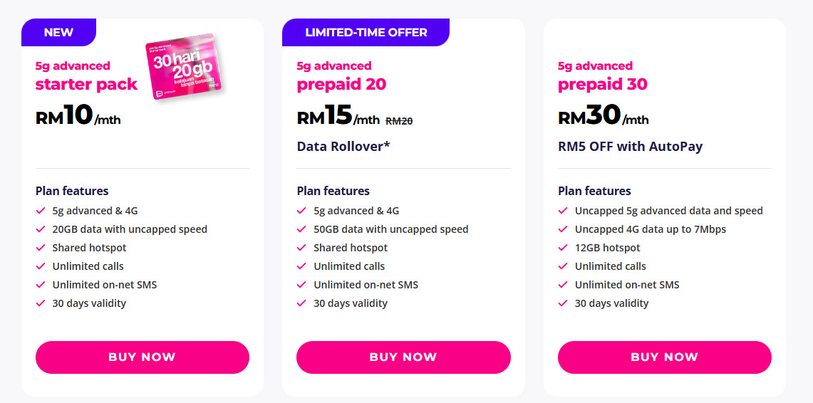 Yes 5G Advanced 全国启用 预付用户也可用! Yes 5G Advanced 全国启用 预付用户也可用! 2