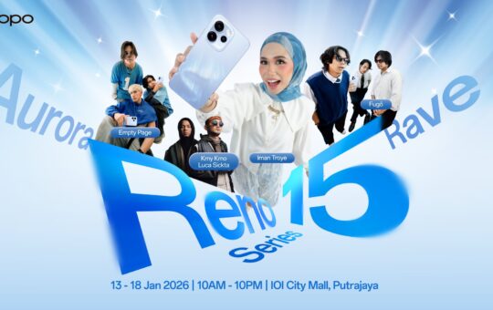 OPPO Reno15 系列 IOI City Mall Putrajaya 路演启动