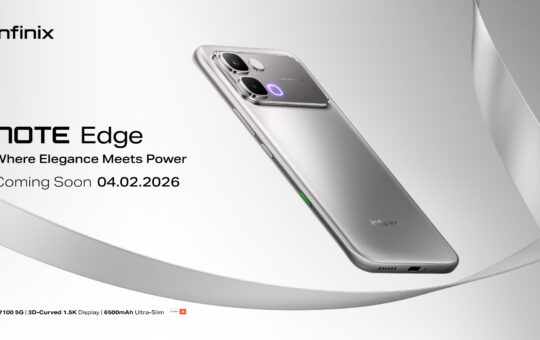 Infinix NOTE Edge 将于 2 月 4 日正式发布