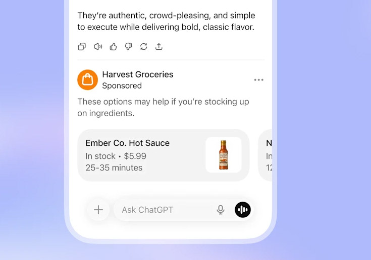 ChatGPT将试跑内置广告! ChatGPT