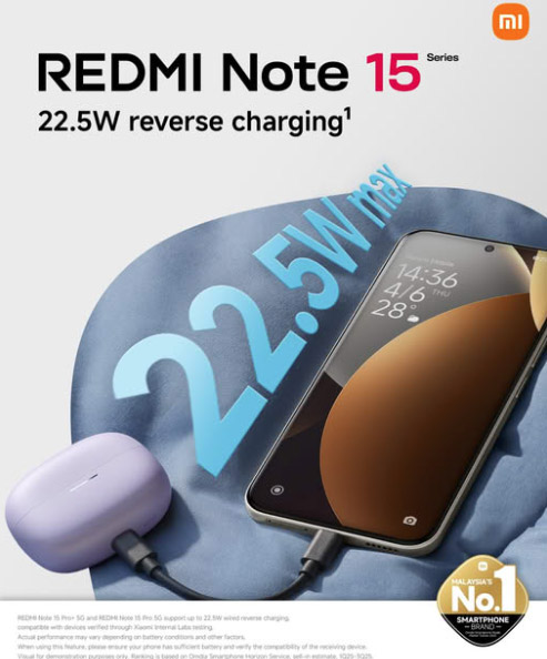 Redmi Note 15系列大马发布：售价RM799起！ 4