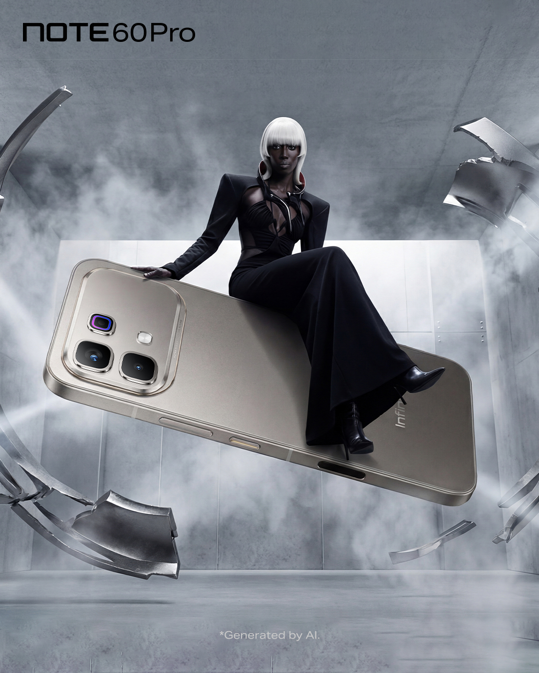 Infinix NOTE 60 Pro 发布：韩团ITZY成员YUNA代言 售价RM1199起 2