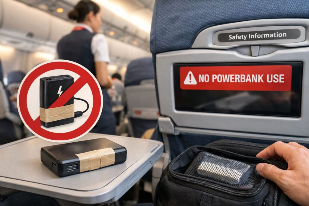 韩国航司全面禁用机上充电宝：登机前须封接口并随身携带