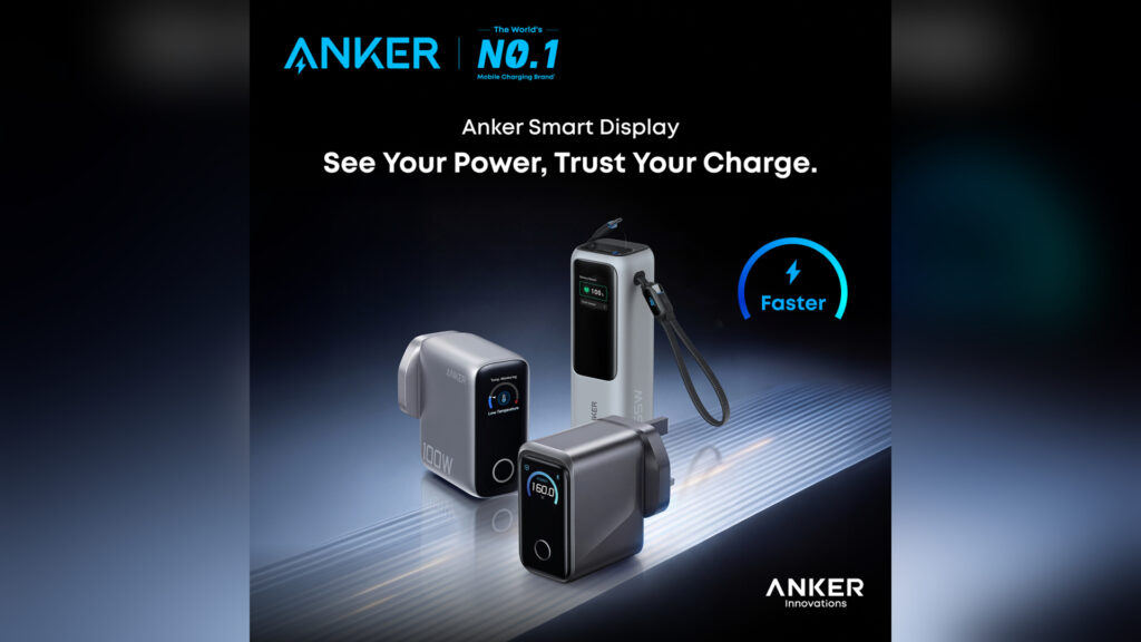 Anker 在马来西亚发布多款智能充电新品 160W 智显充电器领衔登场
