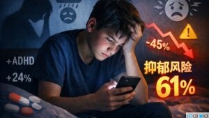 研究警告：儿童每日屏幕使用超 4 小时，抑郁症风险激增 61% 2