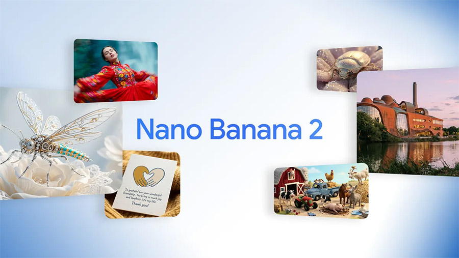 谷歌发布Nano Banana 2: 提升生图速度与人物记忆!