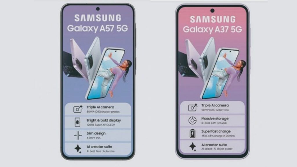 Samsung Galaxy A57 与 A37 规格泄露