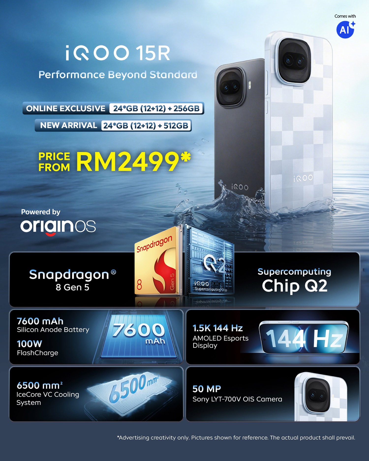 iQOO 15R大马发布：售价RM2499起！ 1