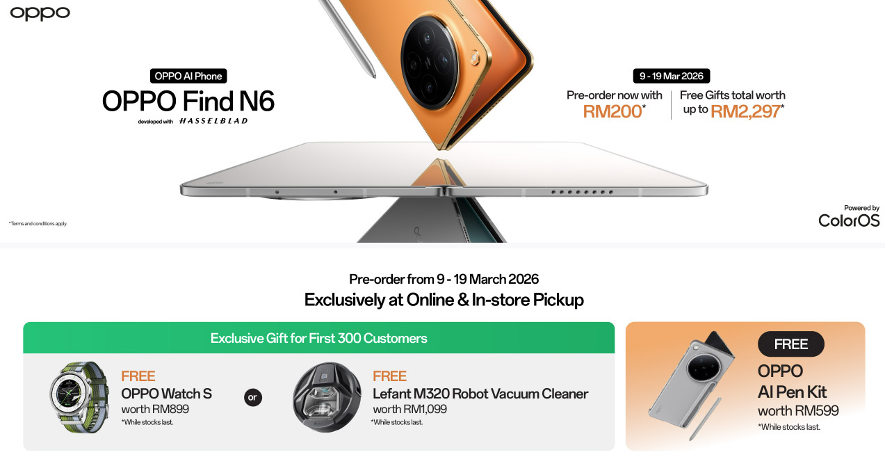 OPPO Find N6全球发布: 大马售价RM8,699！ 8