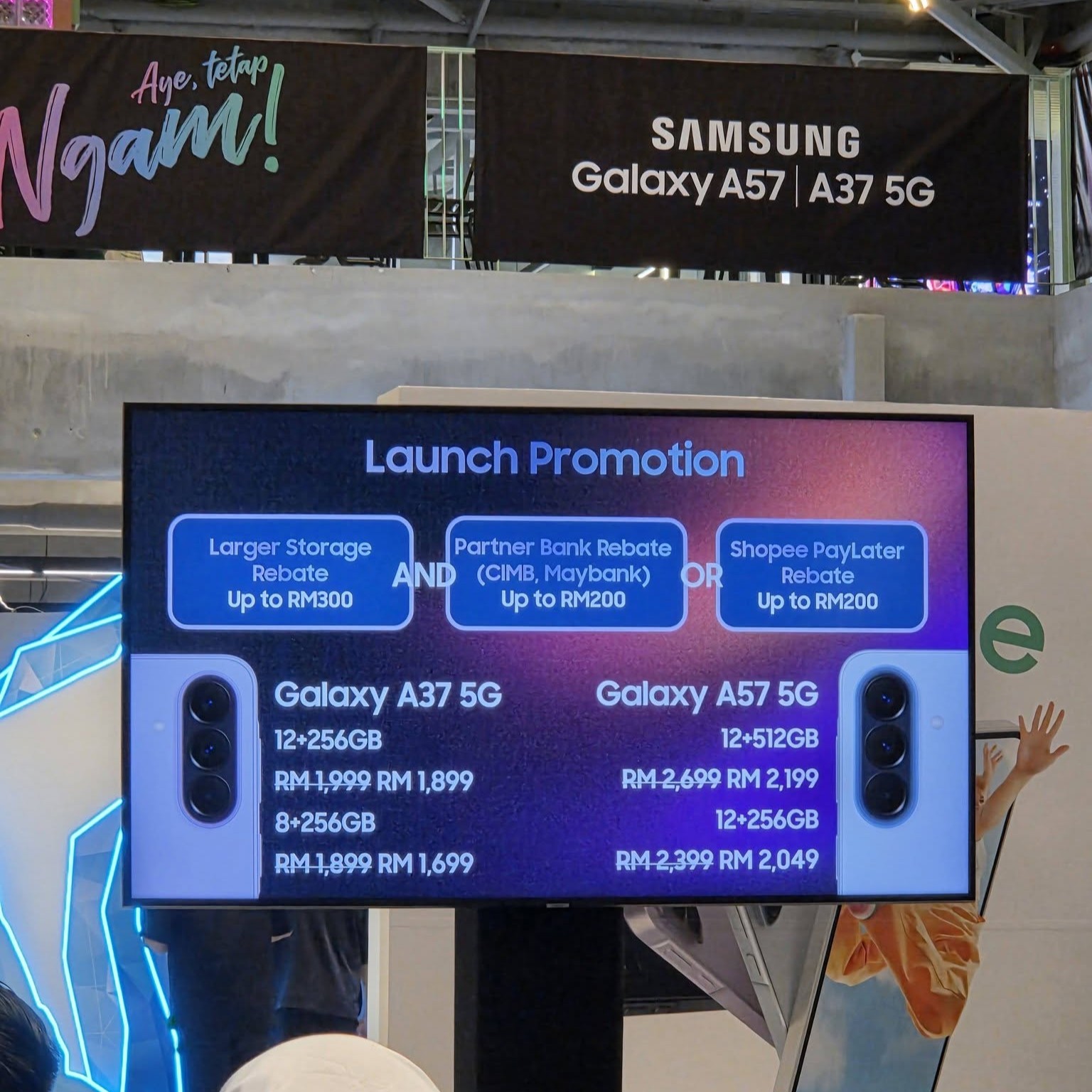 Samsung Galaxy A57 5G / A37 5G 马来西亚发布:售价 RM1,799 起,主打 AI 与夜拍升级 Samsung Galaxy A57 5G / A37 5G 马来西亚发布:售价 RM1,799 起,主打 AI 与夜拍升级 1