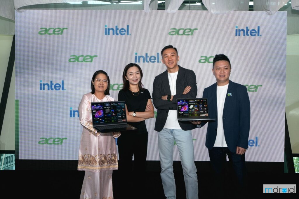 Acer Swift Edge 14 AI / Swift Go 16 AI 马来西亚发布：Intel Core Ultra 3、3K OLED、Copilot+ PC 全面升级