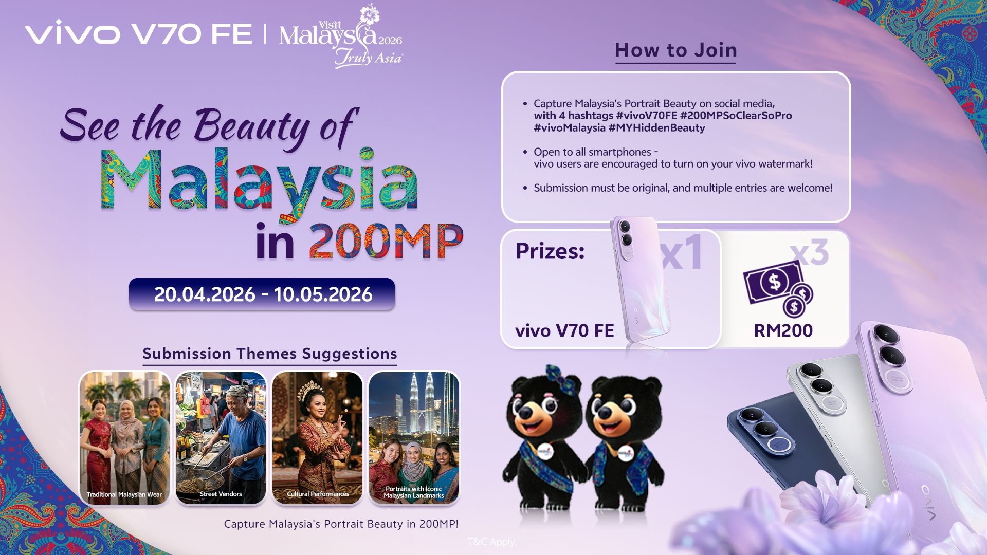 vivo V70 FE 正式登陆大马！预购豪礼总值高达 RM1,027 1