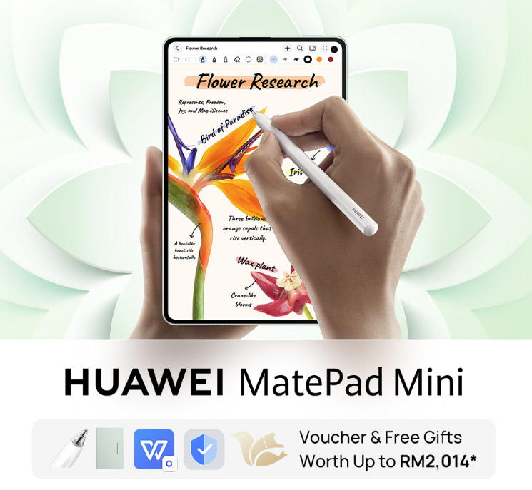 大马华为MatePad Mini, Watch GT Runner 2发布：售价RM1499起！ 2