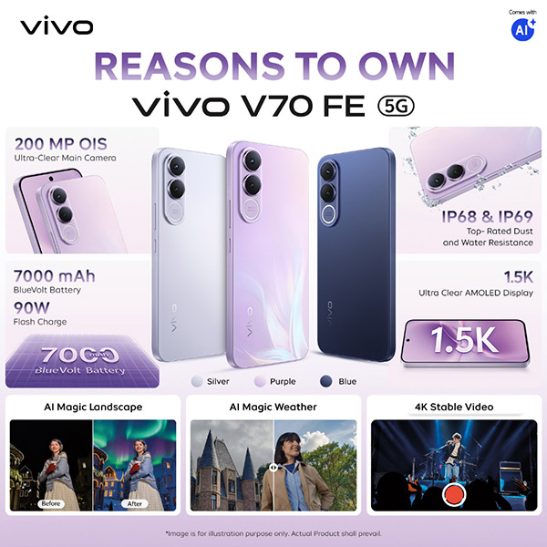 vivo V70 FE大马发布:售价RM1599起! vivo V70 FE大马发布:售价RM1599起! 7