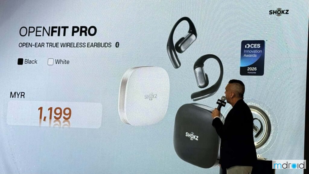 Shokz OpenFit Pro 登陆大马：首款开放式降噪耳机，售价 RM1,199