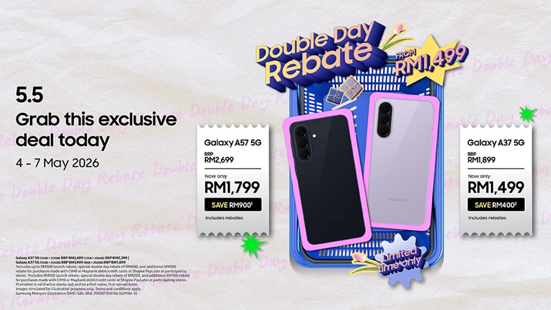 Samsung Galaxy A57 5G 限时降价：直降 RM900，仅限 4 天！
