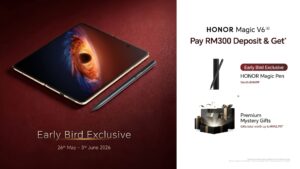 HONOR Magic V6 大马开放预订：送价值 RM3797 神秘赠品 + Magic Pen