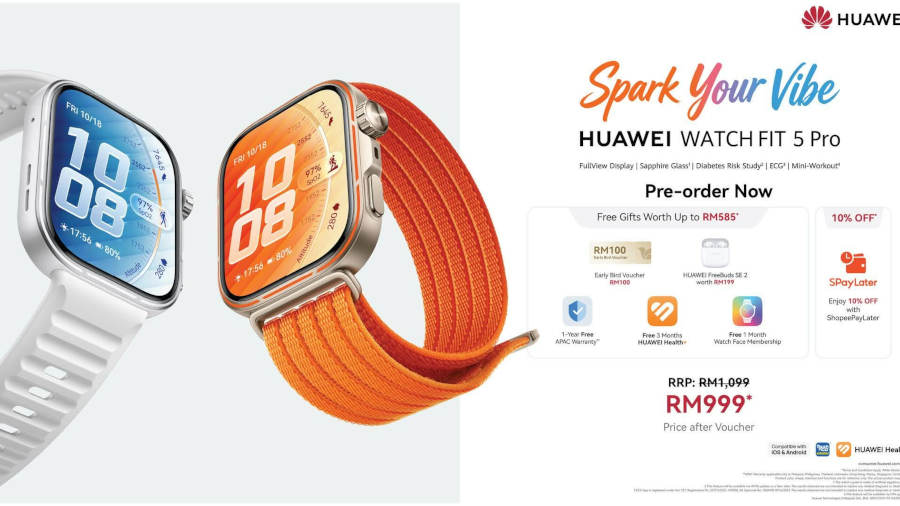 HUAWEI WATCH FIT 5 Series 大马发布：售价RM799起 3