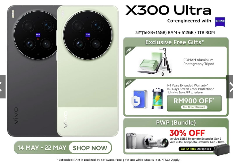 vivo X300 Ultra / X300 FE 大马发布：售价RM3299起！ 5
