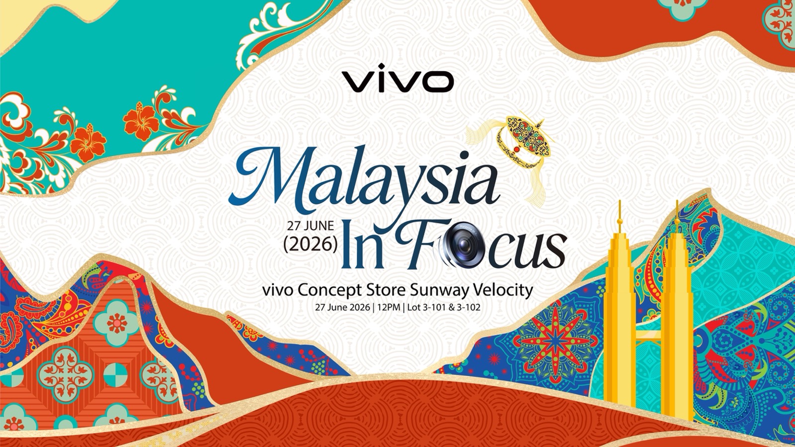vivo Sunway Velocity Mall 全新概念店 6 月 27 日盛大开幕，推出最高价值 RM999 开幕礼遇