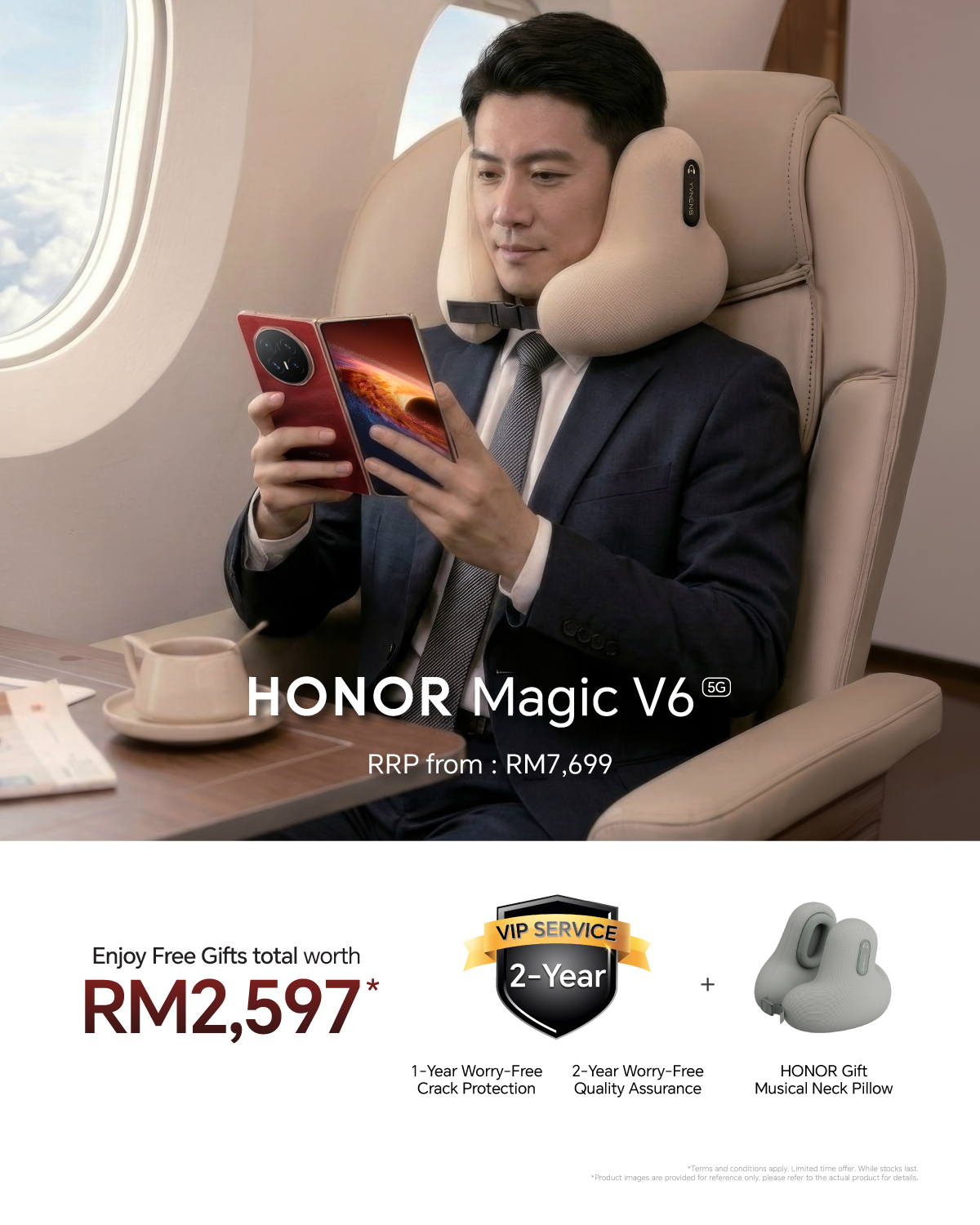 HONOR Magic V6正式登陆大马市场 购机享总值RM2,597礼遇 HONOR Magic V6正式登陆大马市场 购机享总值RM2,597礼遇 1