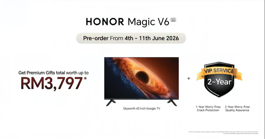 HONOR Magic V6大马发布：售价RM7,699起！ 6