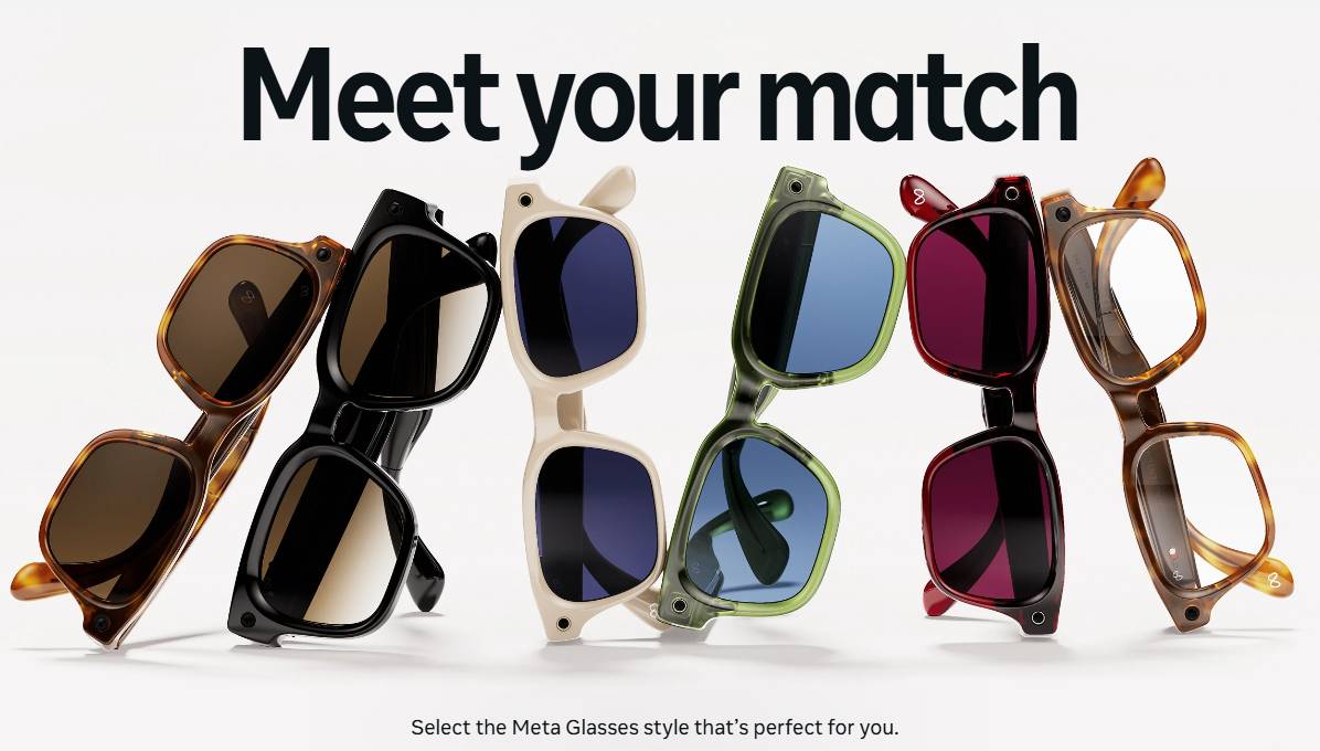 Meta Glasses智能眼镜发布:售约RM1238! Meta Glasses