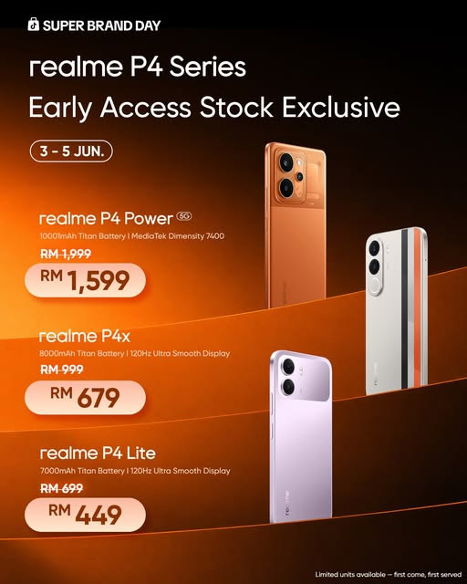 realme P4系列大马发布：首销RM449起！ 6