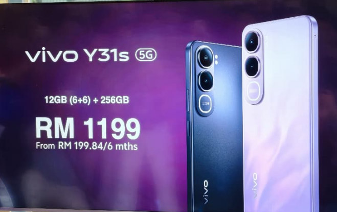 vivo Y31s 5G大马发布:售价RM1199! vivo Y31s 5G大马发布:售价RM1199! 5